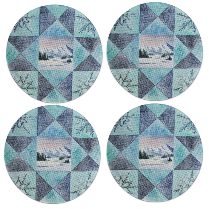 Hermia Salvamanteles Individuales Multicolor de 37 cm (Set de 4)
